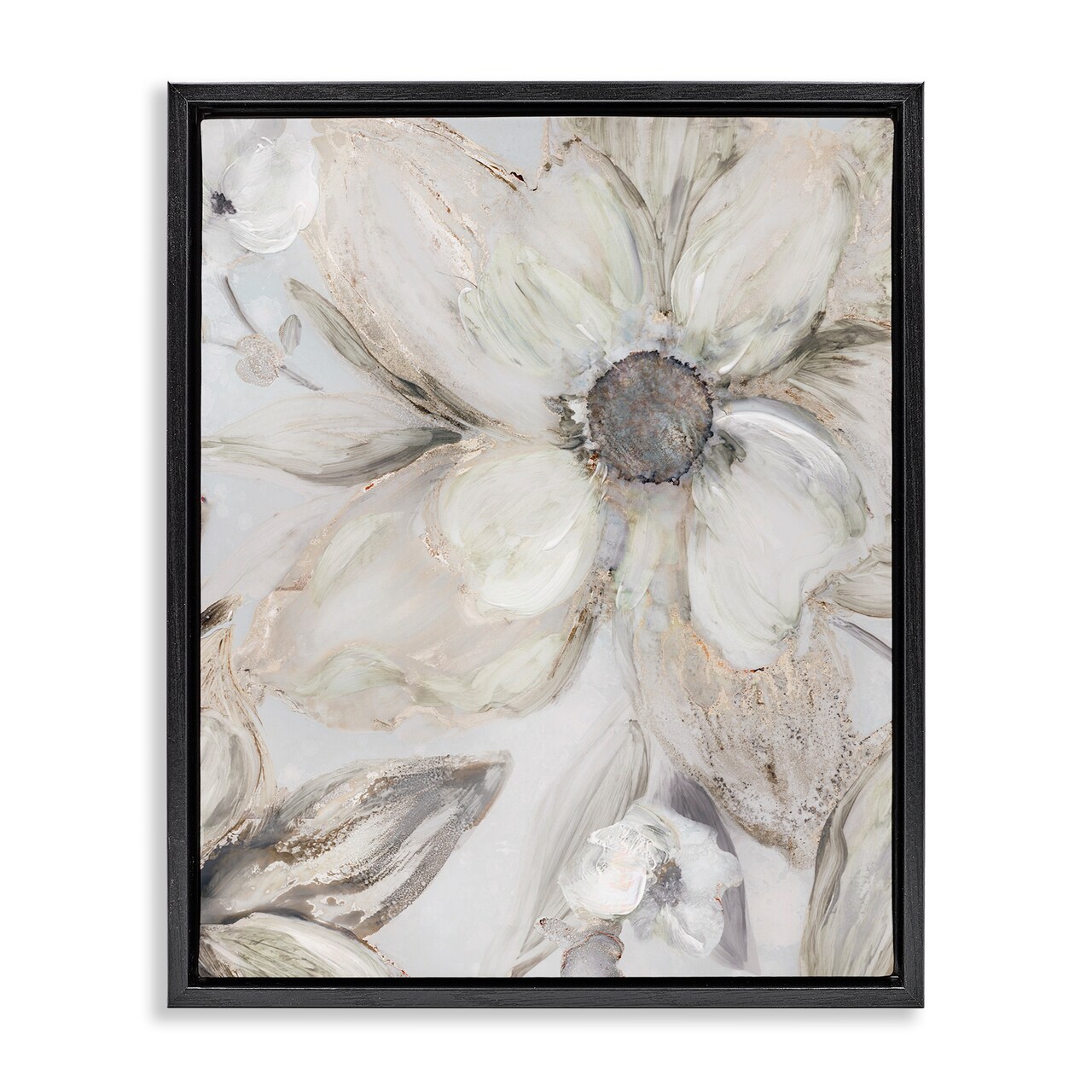 Stupell Industries Sandstone Tone Blooms Floating Frame, design by Carol Robinson